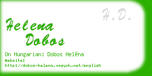 helena dobos business card