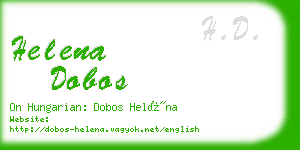 helena dobos business card
